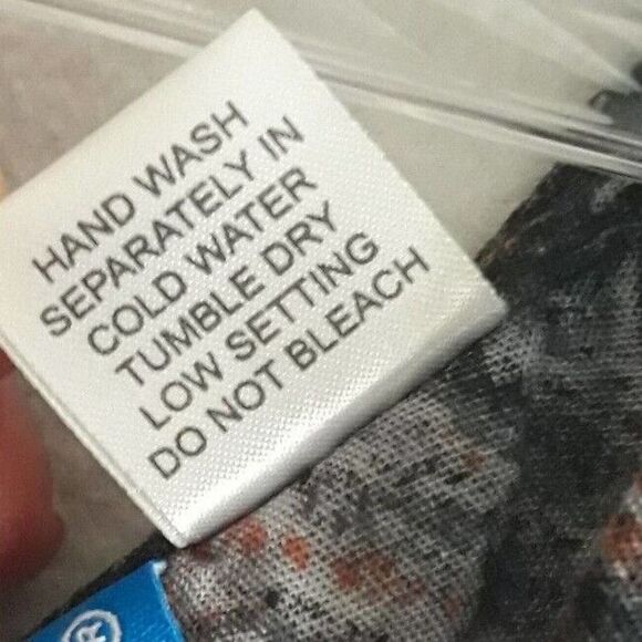 Island Beach Cover up Dress Womens Medium Brown Black Blue Abstract Rayon Tie - Picture 8 of 9